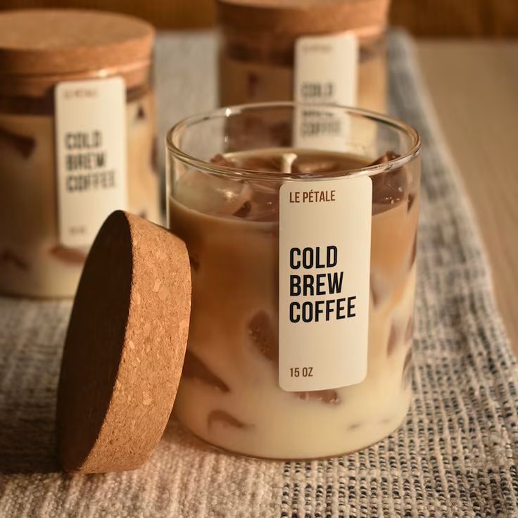 Iced brew coffee candle